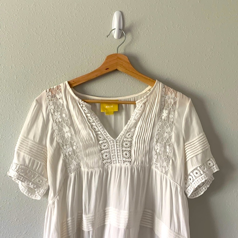 Anthropologie | Maeve Tiered Lace Tunic - Picture 2 of 7